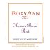 RoxyAnn Honor Barn 2013 Front Label