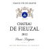 Chateau de Fieuzal 2012 Front Label