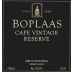 Boplaas Cape Vintage Reserve Port 2013 Front Label