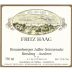 Fritz Haag Brauneberger Juffer Sonnenuhr Auslese (375ML half-bottle) 2001 Front Label