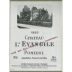 Chateau L'Evangile 1995 Front Label