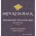 Brockenchack Wines Mackenzie William 1896 Single Vineyard Riesling 2015 Front Label