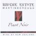 Brodie Estate Pinot Noir 2013 Front Label