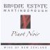 Brodie Estate Pinot Noir 2012 Front Label
