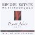 Brodie Estate Pinot Noir 2011 Front Label