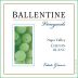 Ballentine Napa Valley Chenin Blanc 2010 Front Label