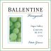 Ballentine Napa Valley Chenin Blanc 2009 Front Label