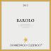 Domenico Clerico Barolo 2012 Front Label