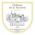 Chateau Terriere Brouilly Tradition 2015 Front Label