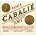 Cabalie Cotes Catalanes 2009 Front Label