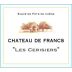 Chateau de Francs Les Cerisiers 2016 Front Label