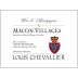 Louis Chevallier Macon Villages 2014 Front Label
