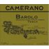 Camerano Barolo Gold Label Terlo 2010 Front Label