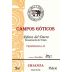 Campos Goticos Tempranillo Crianza 2012 Front Label
