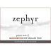 Zephyr Pinot Noir 2015 Front Label