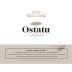 Ostatu Rioja Crianza 2014 Front Label