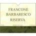 Cantina Francone Barbaresco Riserva 2004 Front Label