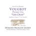Domaine Francois Legros Vougeot Les Cras Premier Cru 2014 Front Label