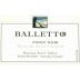 Balletto Winery Burnside Road Pinot Noir 2011 Front Label