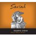 Saviah Reserve Syrah 2013 Front Label