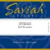 Saviah Red Mountain Syrah 2008 Front Label