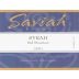 Saviah Red Mountain Syrah 2001 Front Label