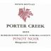 Porter Creek Winegrower's Reserve Pinot Noir 2010 Front Label