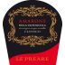 Cantina di Negrar Amarone della Valpolicella Classico Le Preare 2012 Front Label
