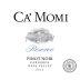 Ca' Momi Winery Reserve Pinot Noir 2013 Front Label