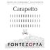Fontezoppa Marche Carapetto Rosso 2011 Front Label
