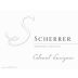 Scherrer Winery Sonoma County Cabernet Sauvignon 2010 Front Label