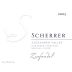 Scherrer Winery Special Cuvee Zinfandel 2005 Front Label