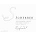 Scherrer Winery Shale Terrace Zinfandel 2008 Front Label