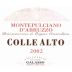 Cantine Galasso S.r.l. Montepulciano d'Abruzzo Colle Alto 2002 Front Label