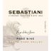 Sebastiani Eye of the Swan Rose 2014 Front Label