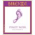 Barefoot Pinot Noir 1987 Front Label