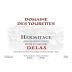 Delas Hermitage Domaine des Tourettes 2014 Front Label