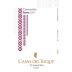 Casas del Toqui Reserva Carmenere 2009 Front Label