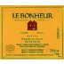 Le Bonheur Chardonnay 1999 Front Label