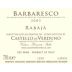 Castello di Verduno Barbaresco Rabaja 2003 Front Label