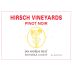 Hirsch San Andreas Fault Pinot Noir 2014 Front Label