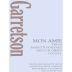 Garretson Mon Amie Syrah 2004 Front Label