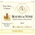 Cave Balma Vénitia Beaumes de Venise Notre Dame d'Aubune La Chapelle 2012 Front Label