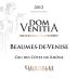 Cave Balma Vénitia Beaumes de Venise Dom Venitia 2012 Front Label