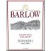 Barlow Barlow Zinfandel 2012 Front Label