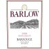 Barlow Barrouge Red 2006 Front Label