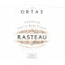 Cave de Rasteau Rasteau Ortas Prestige 2006 Front Label