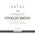Cave de Rasteau Cotes du Rhone Ortas Les Viguiers Rouge 2007 Front Label