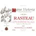 Cave de Rasteau Rasteau Dame Victoria Rouge 2009 Front Label