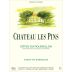 Cave des Vignerons de Baixas Cotes du Roussillon Chateau Les Pins Blanc 2004 Front Label